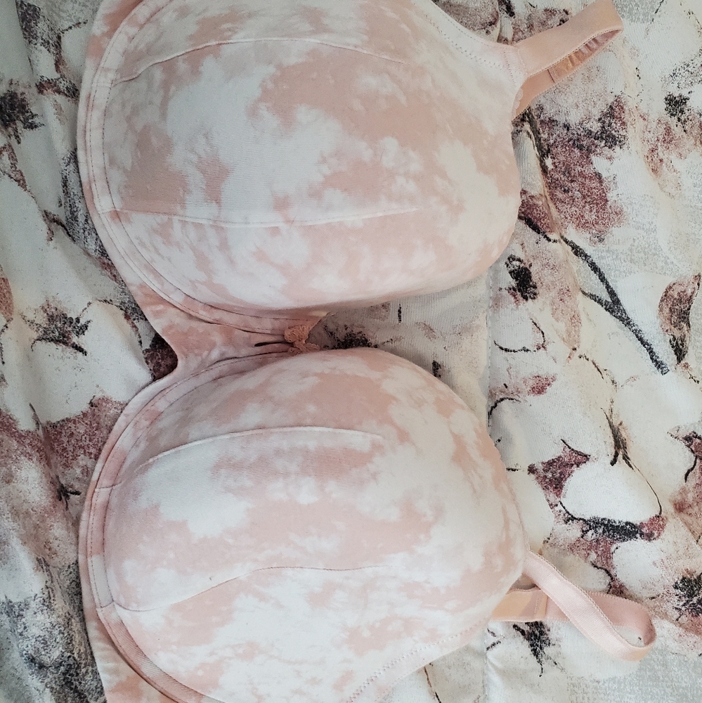 Torrid Bra - Pink and White